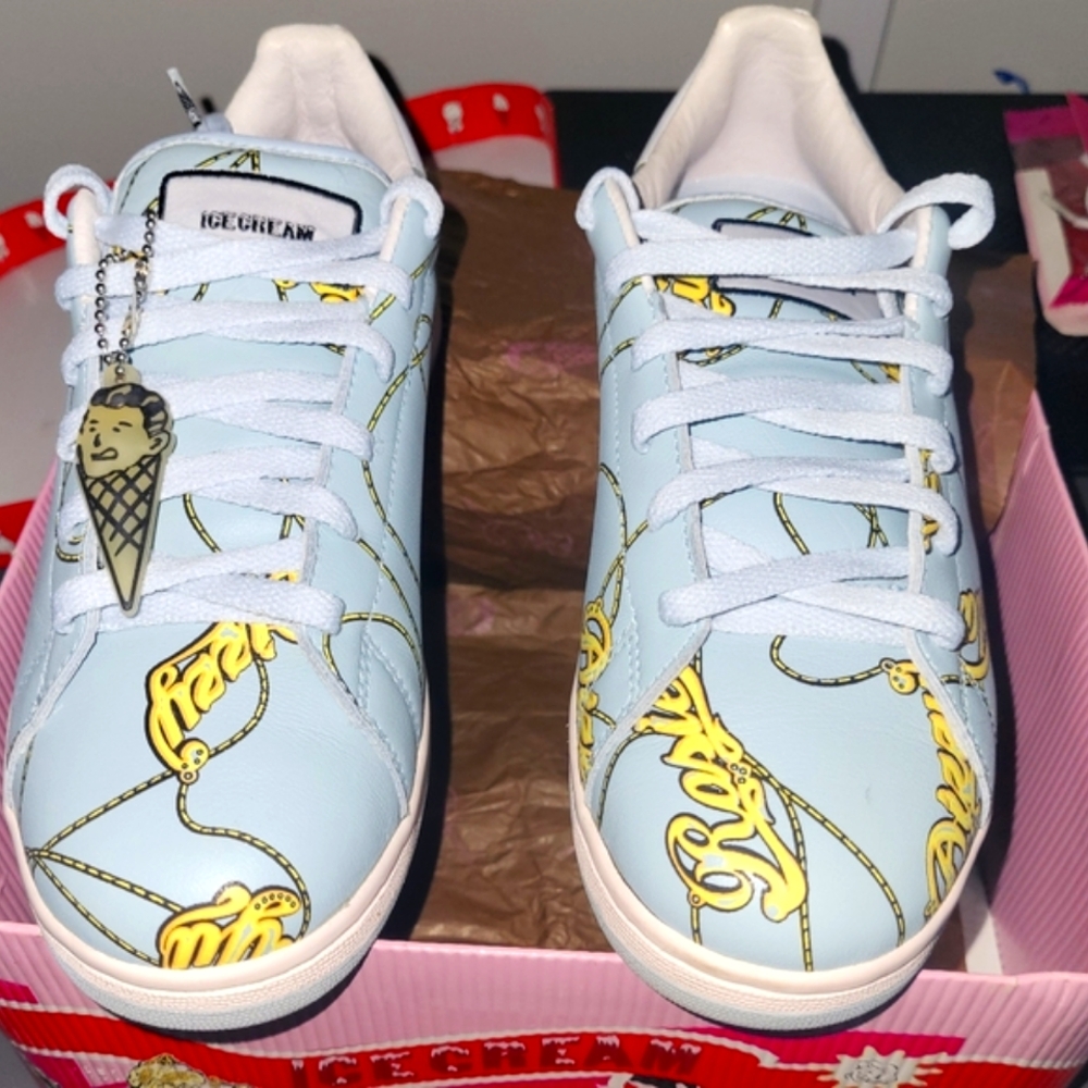 Ice Cream Sneakers, Blue, 6.5